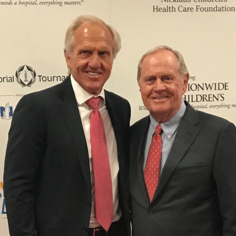 Greg Norman, Jack Nicklaus, Legends Luncheon