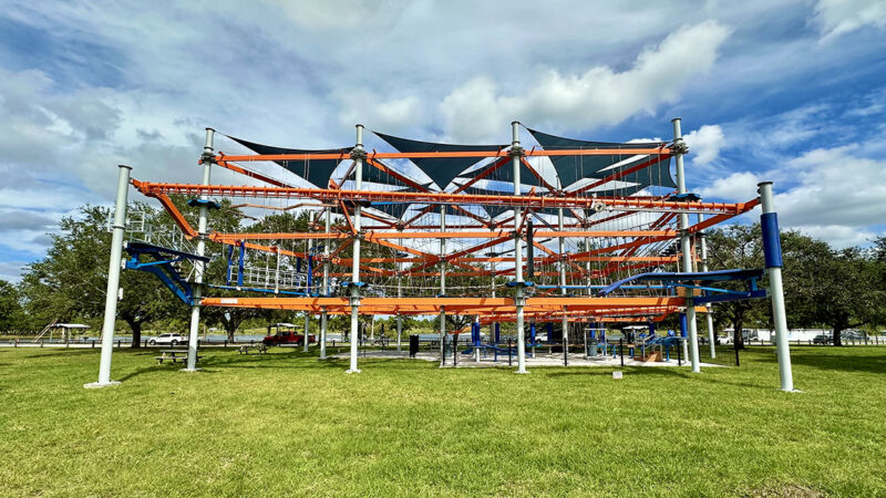 Shark Wake Park Opens New Ropes Course